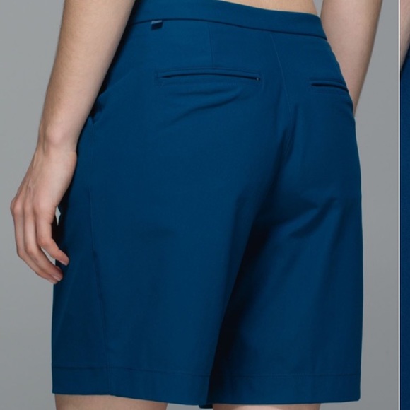 Lululemon Long Story Walking Short Blue Size 2 - Picture 6 of 12
